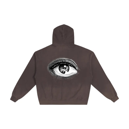 Brown Minimalist Zip-Up